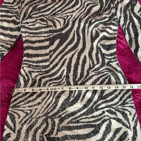 Colleen Lopez sequin zebra print dress - Picture 7 of 9